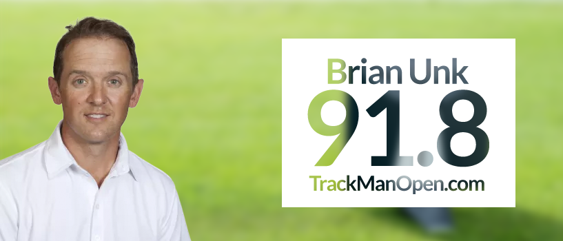 Brian Unk – TrackMan Open Winner September