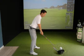 How to hit straight drives